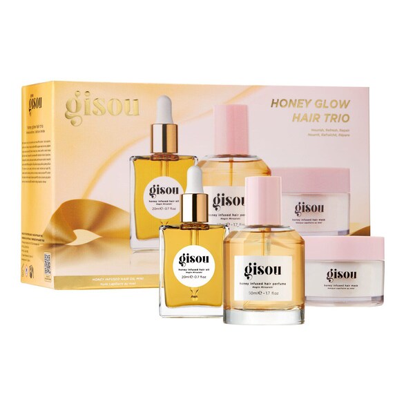 Honey Glow Hair Trio - Nutre, rinfresca, ripara, GISOU