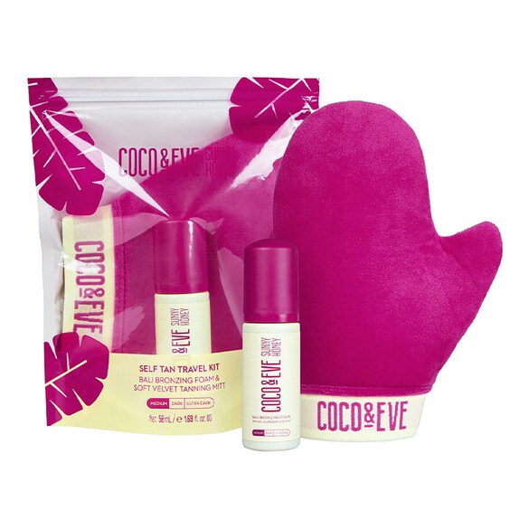 Sunny Honey - Kit autoabbronzante Formato da viaggio, COCO & EVE