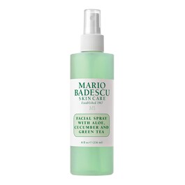 Spray viso all'aloe vera, al cetriolo e al the verde