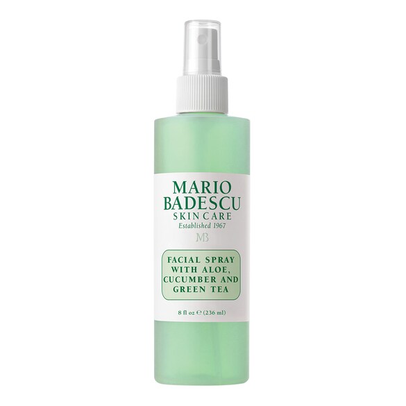 Spray viso all'aloe vera, al cetriolo e al the verde, MARIO BADESCU