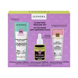 Kit di trattamenti anti-impefezioni - mini gel + mini siero + mini idratante