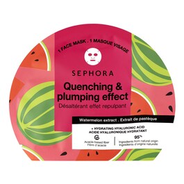 Maschera agli estratti di frutta e acido ialuronico - Maschere viso in tessuto