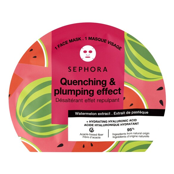 Maschera agli estratti di frutta e acido ialuronico - Maschere viso in tessuto, SEPHORA COLLECTION