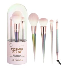Kit di pennelli viso e occhi Cosmic Glow - kit di pennelli viso e occhi, SEPHORA COLLECTION