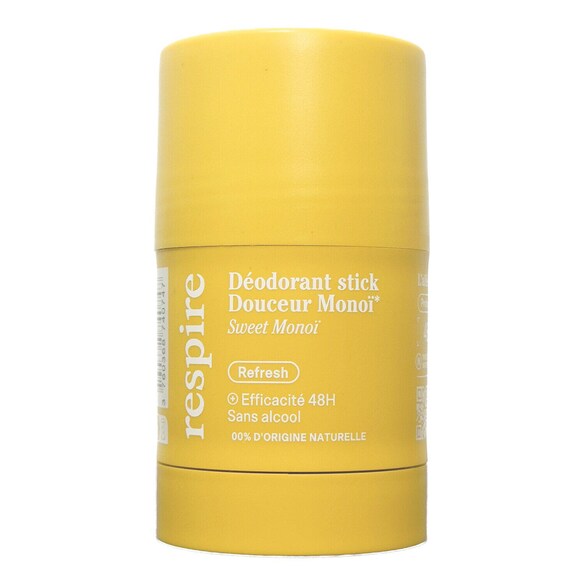 Deodorante stick dolcezza Monoï - Efficacia 48 ore, RESPIRE
