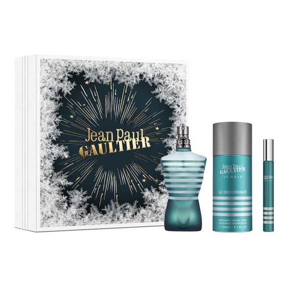 Cofanetto Le Male - Eau de Toilette, Deodorant Spray e Travel Spray, JEAN PAUL GAULTIER