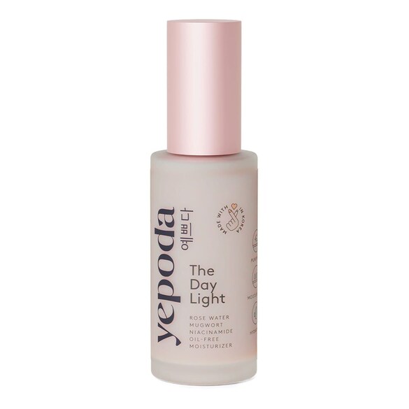 The Day Light – Crema idratante oil-free con acqua di rose e niacinamide, YEPODA