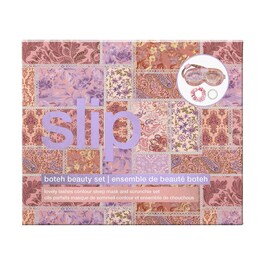 Set pigiama party Boteh - Set di mascherina e scrunchies in pura seta