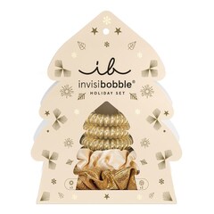 Holiday Set - Decorazione natalizia, elastici per capelli, INVISIBOBBLE