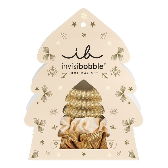 Holiday Set - Decorazione natalizia, elastici per capelli, INVISIBOBBLE