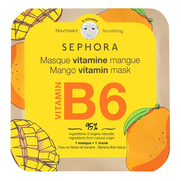 Maschera vitaminica viso - Maschera viso in tessuto , SEPHORA COLLECTION
