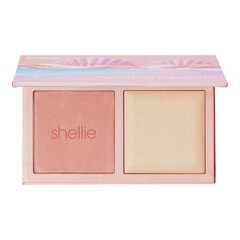 Twinkle Beach Blush & Highlighter Duo Palette - Palette Duo Blush e Illuminante, BENEFIT COSMETICS