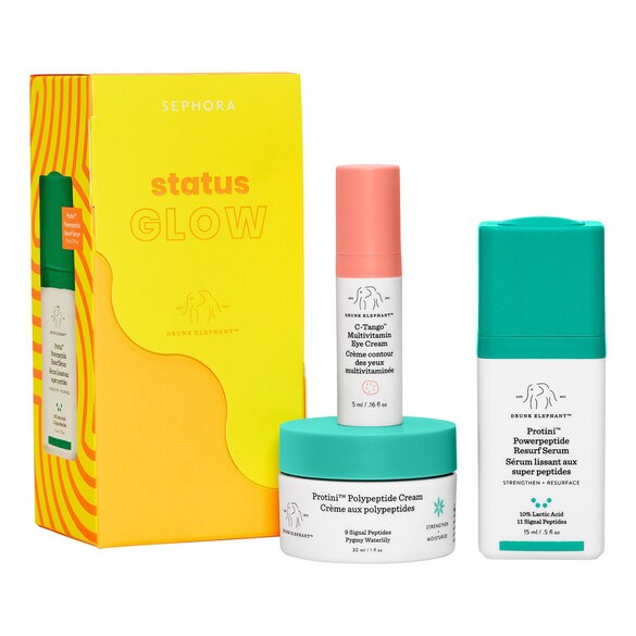 Status Glow Kit - Set di prodotti per il viso, DRUNK ELEPHANT