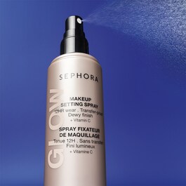 Spray fissante trucco GLOW - tenuta di 12 ore, no-transfer, finish luminoso