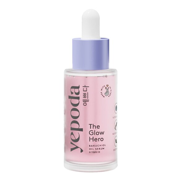The Glow Hero – Siero-olio ibrido con bakuchiol, YEPODA