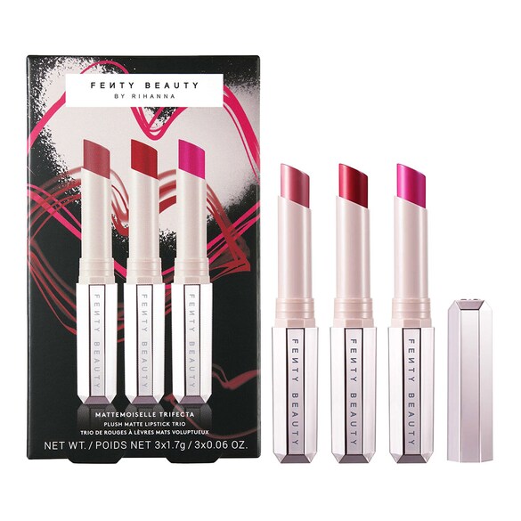 Mattemoiselle Trifecta Plush Matte Lipstick Trio Cofanetto Labbra Di Fenty Beauty Sephora