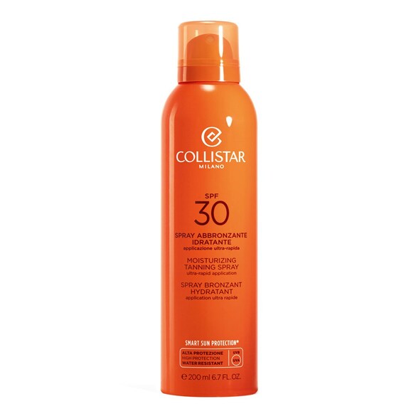 Spray Abbronzante Idratante - Applicazione Ultra-Rapida Water Resistant SPF 30, COLLISTAR