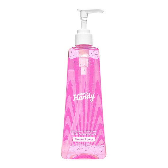 Flower Power - Gel mani detergente Formato Viaggio, MERCI HANDY