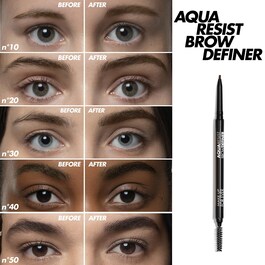 Aqua Resist Brow Definer - Matita per sopracciglia 24 ore Micro Precision
