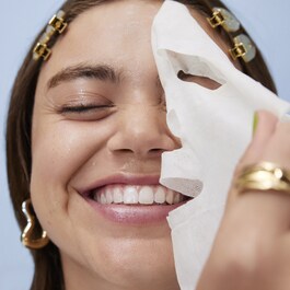 Maschera agli estratti di frutta e acido ialuronico - Maschere viso in tessuto