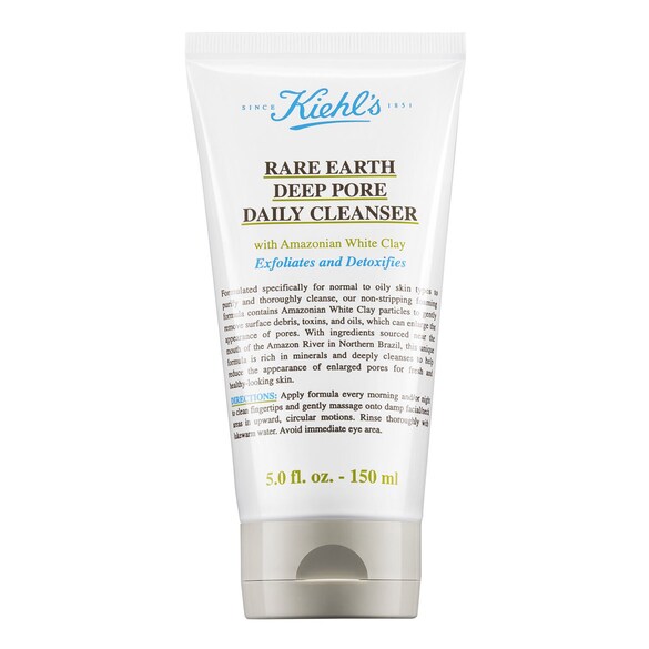 Rare Earth Deep Pore Daily Cleanser - Detergente Viso, KIEHL'S SINCE 1851