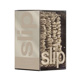 Elastici Skinny pura seta color biondo - Accessori per capelli