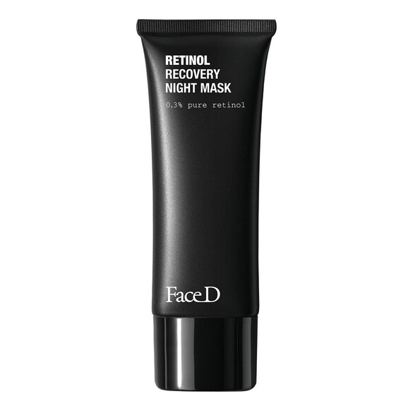 Maschera Ristrutturante Notturna di Retinolo -Trattamento anti-età , FACE D