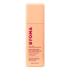 SPF 30 Gel Moisturiser - Gel idratante viso SPF 30, BYOMA