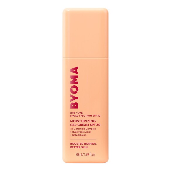 SPF 30 Gel Moisturiser - Gel idratante viso SPF 30, BYOMA