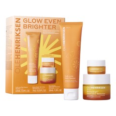 Glow Even Brighter - Cofanetto di prodotti all'acido ialuronico e vitamina C, OLEHENRIKSEN