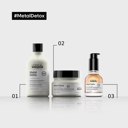 Metal Detox - Maschera per capelli danneggiati e brillantezza intensa