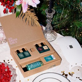 Set regalo Green Flash Beige Aubergine - Set con 2 smalti