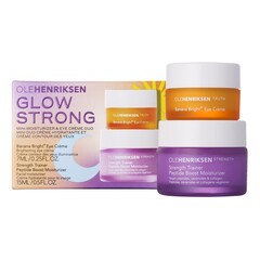 Glow Strong Set - Duo di crema idratante e contorno occhi, OLEHENRIKSEN