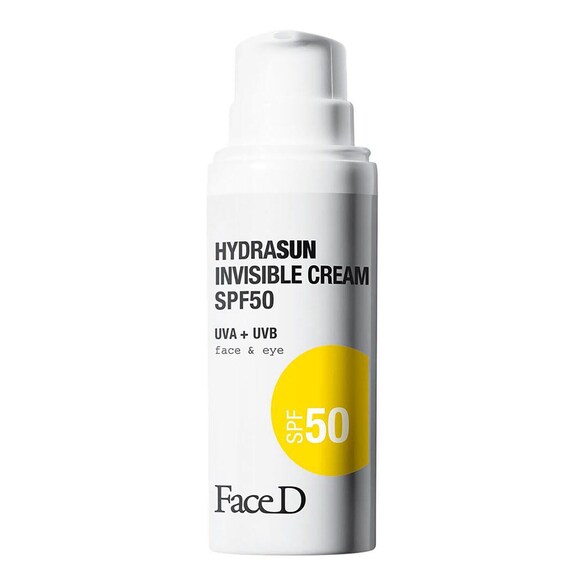 HYDRASUN INVISIBLE CREAM SPF50 - Crema solare viso e contorno occhi, FACE D