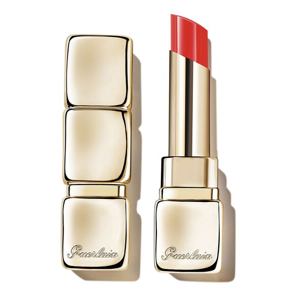 KissKiss Shine Bloom - Rossetto con 95% di ingredienti di origine naturale, GUERLAIN