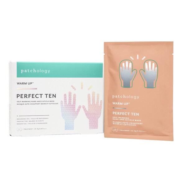 Perfect Ten - Maschera per Mani e Cuticole Autoriscaldante Formato Viaggio, PATCHOLOGY