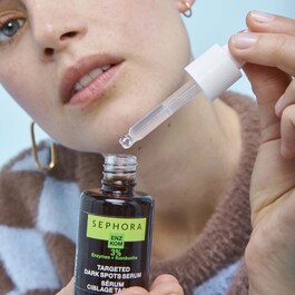 Siero mirato anti-macchie - Siero anti-macchie viso e collo 3% kombucha + enzimi