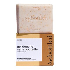 Gel doccia senza flacone alla farina d'avena e mandorle dolci Formato Viaggio, UNBOTTLED