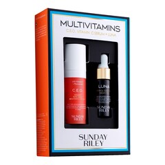 Kit Multivitamins - Cofanetto trattamento viso Formato Viaggio, SUNDAY RILEY