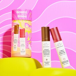 Bronzi and the bloos™ - Set per la cura del viso con siero bronzer e rosato
