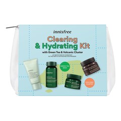 Cofanetto detergente e idratante - Cofanetto di trattamenti viso, INNISFREE