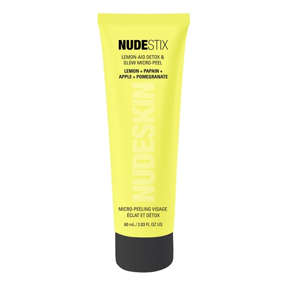 NUDESKIN Lemon-Aid Glow Micro-Peel - Esfoliante viso, NUDESTIX