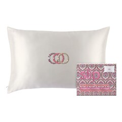 Maggie Set - Set regalo federe ed elastici per capelli in pura seta, SLIP