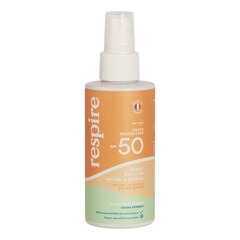 Spray Solare Naturale & Minerale SPF 50 Formato Viaggio, RESPIRE