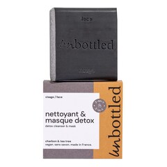 Detergente e maschera solida Detox - Trattamento viso al carbone e al tea tree, UNBOTTLED