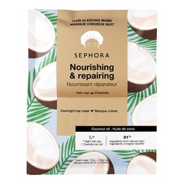 Maschera per capelli - Trattamento notturno in crema + cuffia