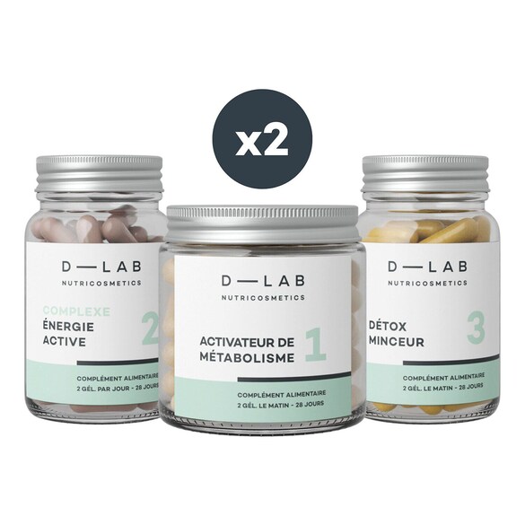 Programma bruciagrassi 1 mese - Integratori per diete ipocaloriche, D-LAB NUTRICOSMETICS