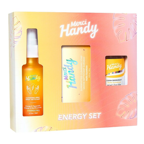 Energy Set - Mini Set per la cura del corpo Formato Viaggio, MERCI HANDY