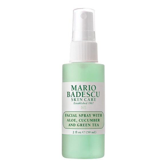 Spray viso all'aloe vera, al cetriolo e al thè verde - Formato Viaggio, MARIO BADESCU