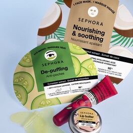 Maschera agli estratti di frutta e acido ialuronico - Maschere viso in tessuto